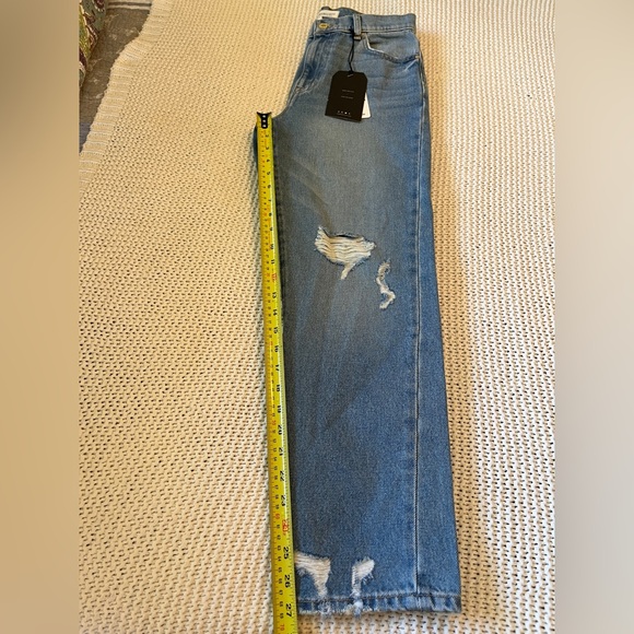 Current/Elliot Boyfriend Deconstructed Jeans Sz 26 Style CE1013CN14 Rainfall - Picture 7 of 7